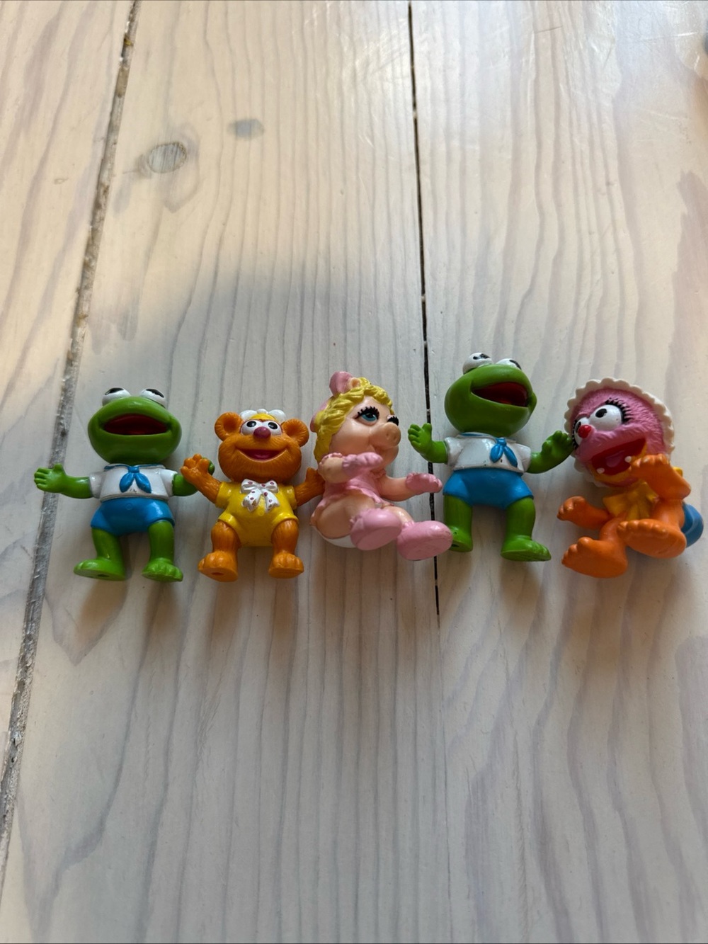 Muppet Babies Mini Character Figure Set - Pink, Green, Orange, Yellow